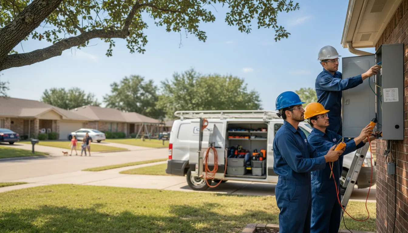 Certified electrician providing emergency electrical services in Muncie, IL